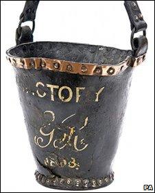 Fire bucket from HMS Victory